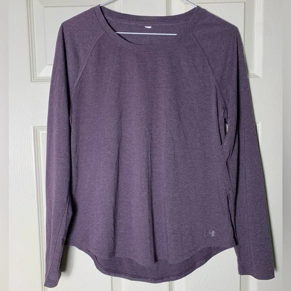 Under Armour | Women's Whisperlight Long Sleeve Pixel Purple - Picture 2 of 5